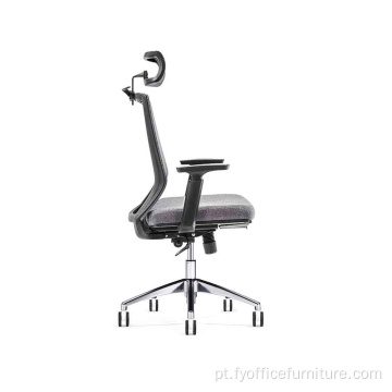 Cadeira ergonômica executiva giratória cinza escuro HFabric totalmente à venda
